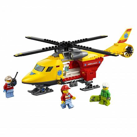 Конструктор из серии Lego City - Вертолёт скорой помощи 